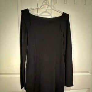 Long-sleeve Boatneck mini dress by French Connection